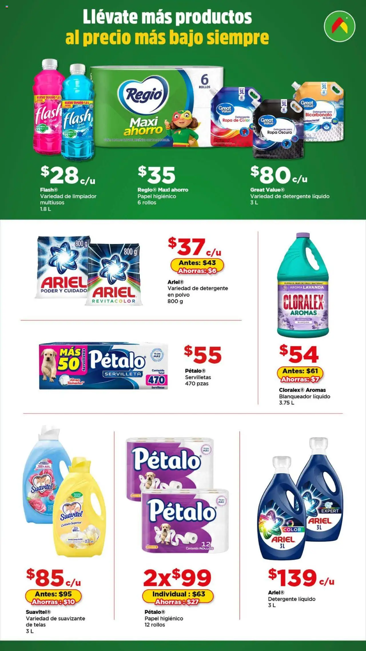 Bodega Aurrerá folleto Productos de limpieza - página 1- válido desde 14/10/2025
