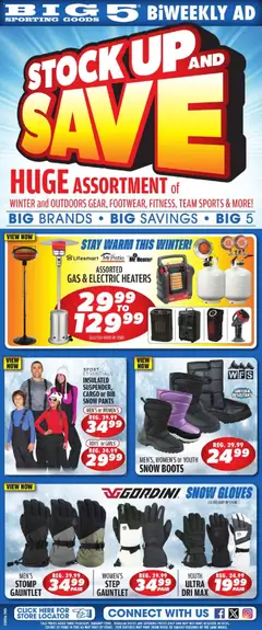 Preview Big 5 Sporting Goods Weekly Ad valid from 01/09/2026