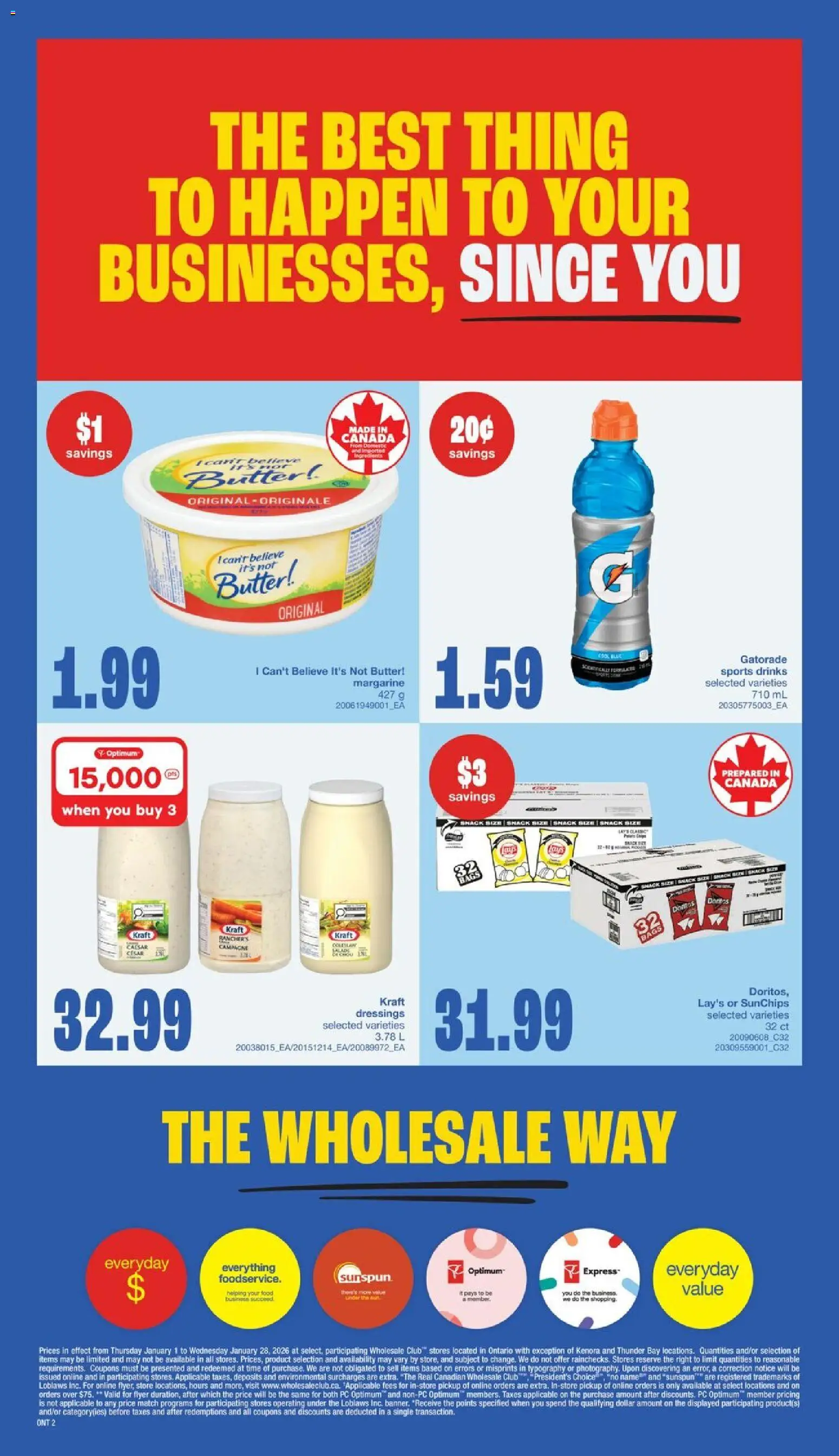 Wholesale Club weekly flyer / circulaire - page 5- valid from Jan 1, 2026