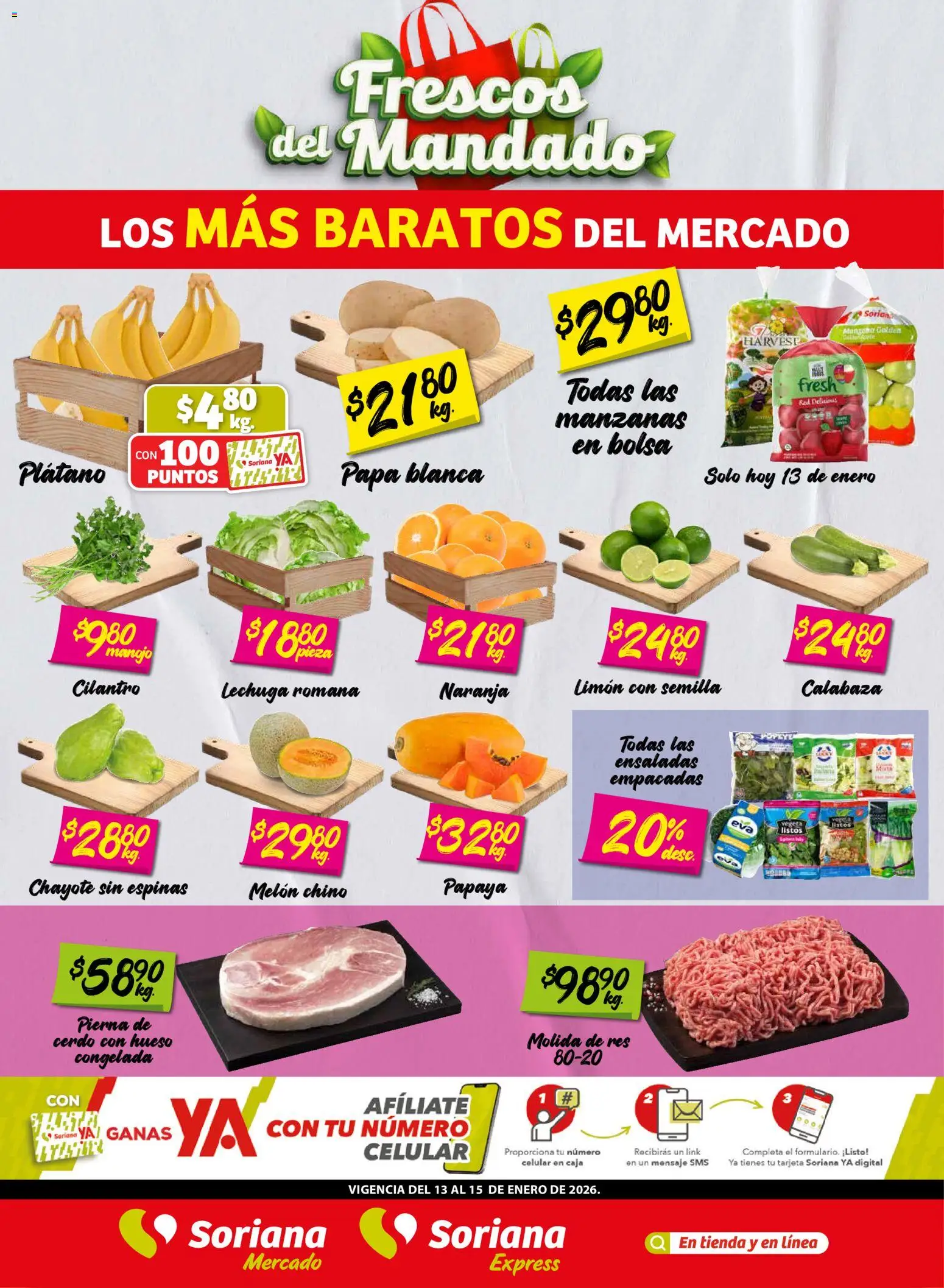 Soriana - Frescos del Mandado Mercado: Nuevo León - página 1- válido desde 13/01/2026