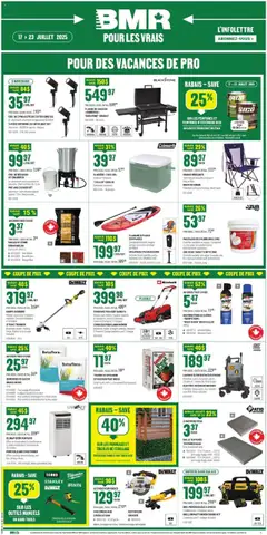 Preview BMR weekly flyer valid from Jul 17, 2025