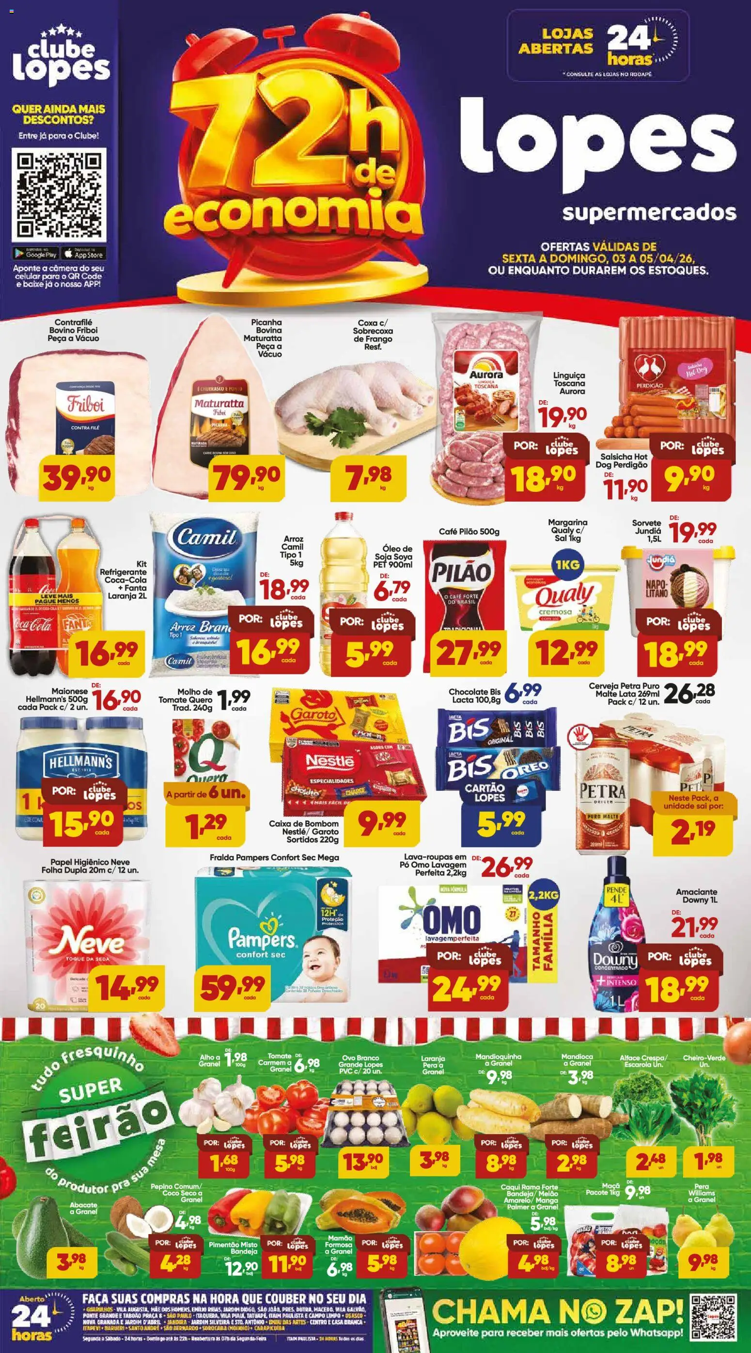 Lopes Supermercados - Ofertas da semana - página 1- válido a partir de 03/04/2026
