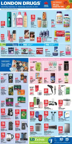 Preview London Drugs weekly flyer / circulaire valid from Sep 19, 2025