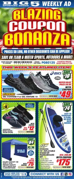 Preview Big 5 Sporting Goods Weekly Ad valid from 08/01/2025