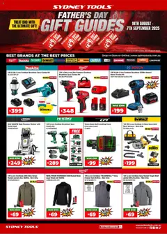 Sydney Tools catalogue preview - valid from 18/08/2025
