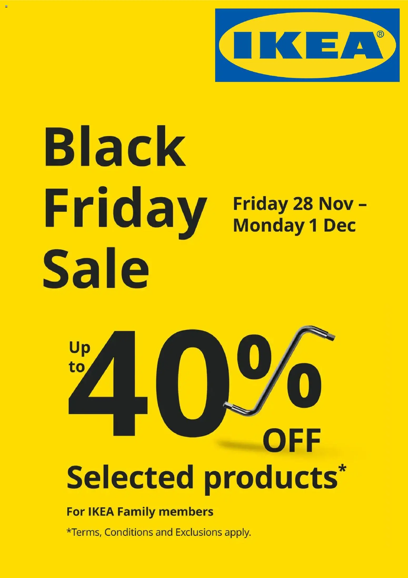 IKEA Black Friday - page 1- valid from 28/11/2025