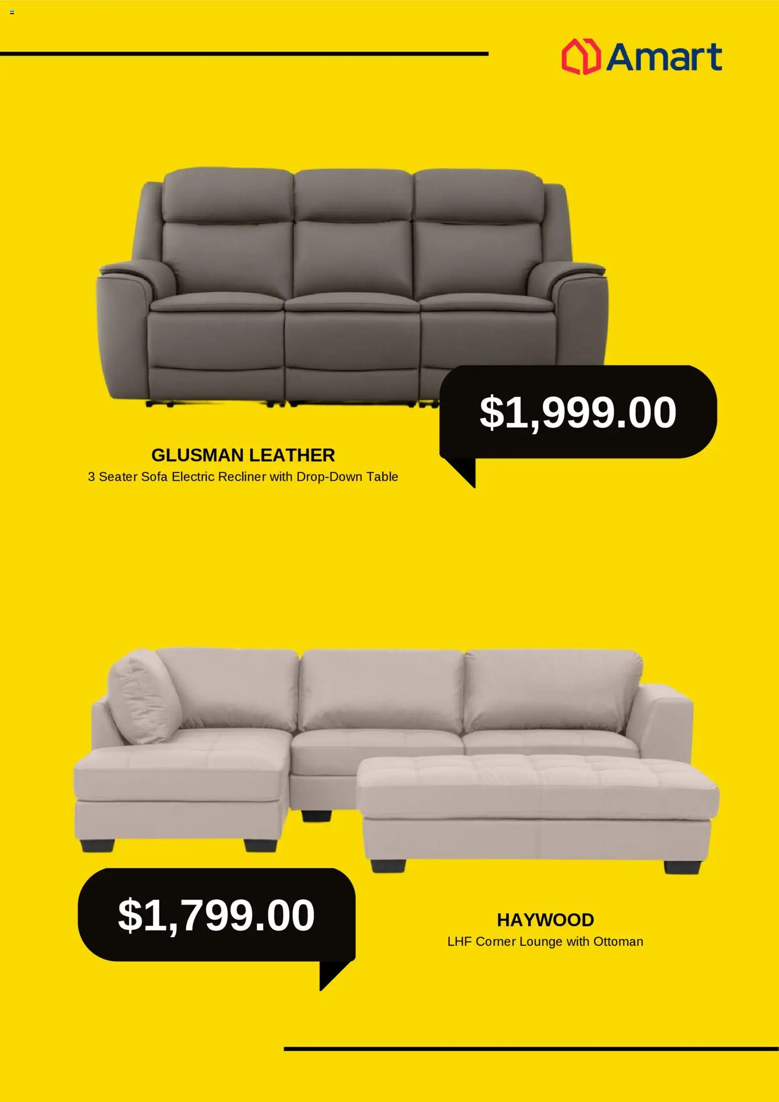 Amart Furniture  Catalogue  - page 3- valid from 09/01/2026