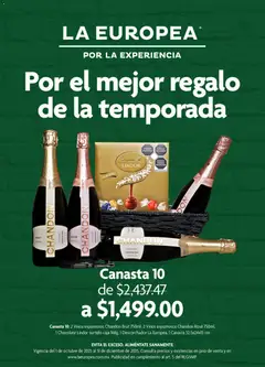 La Europea catálogo Por el mejor regalo de la temporada válido desde 01/10/2025