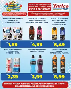 Pré-visualização Tatico - Ofertas Fim de Semana válida a partir de 23/10/2025