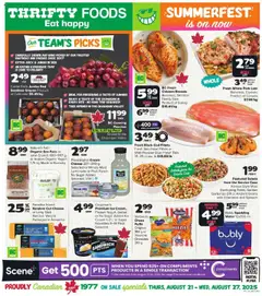 Preview Thrifty Foods weekly flyer / circulaire valid from Aug 21, 2025