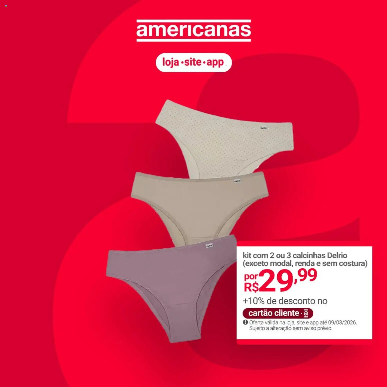Lojas Americanas - Ofertas atuais - página 1- válido a partir de 09/03/2026

