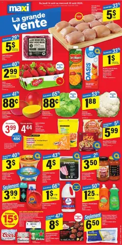 Preview Maxi weekly flyer / circulaire valid from Aug 14, 2025