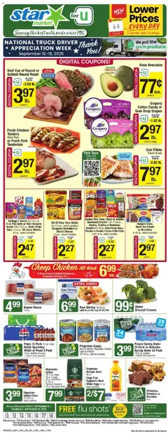 Preview Star Market Weekly Ad valid from 09/12/2025