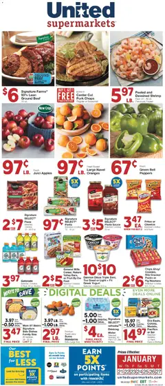 Preview United Supermarkets Weekly Ad valid from 01/20/2026