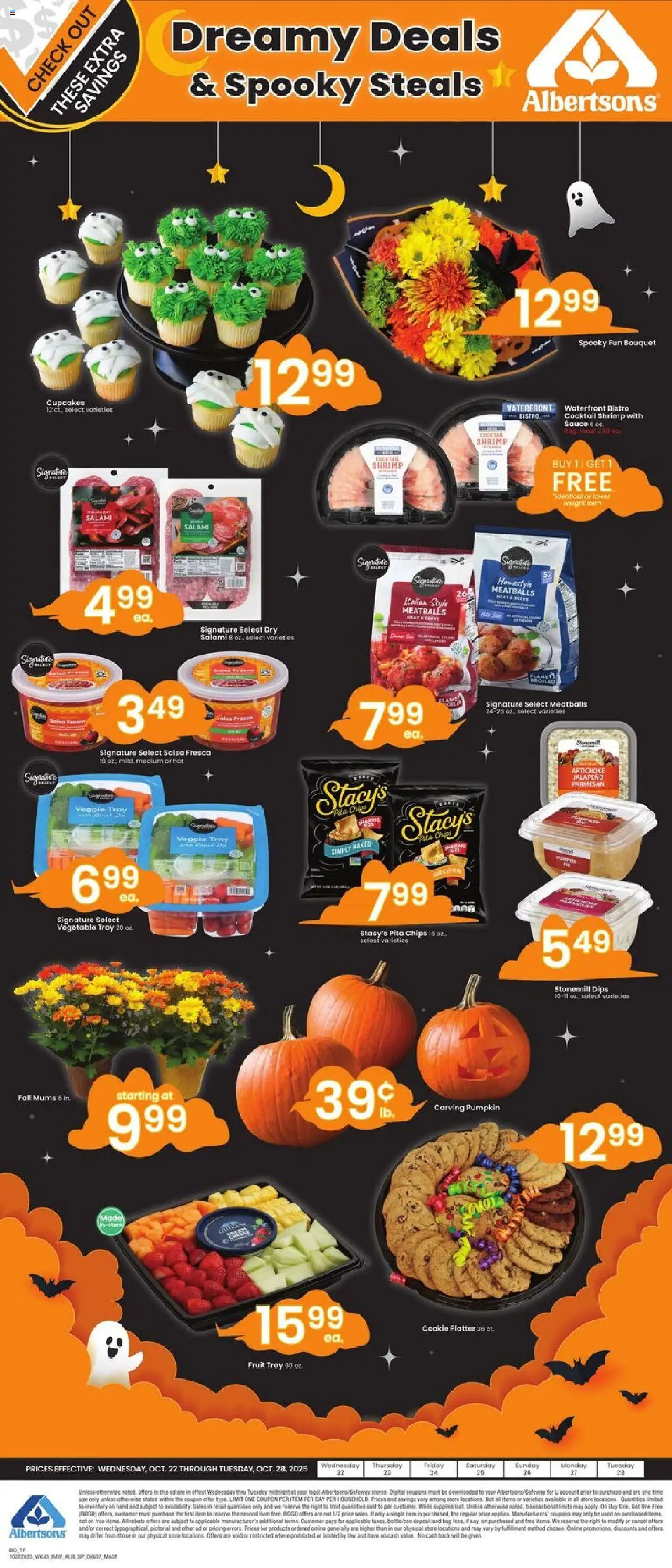 Albertsons Specialty Publication - page 1- valid from 10/22/2025