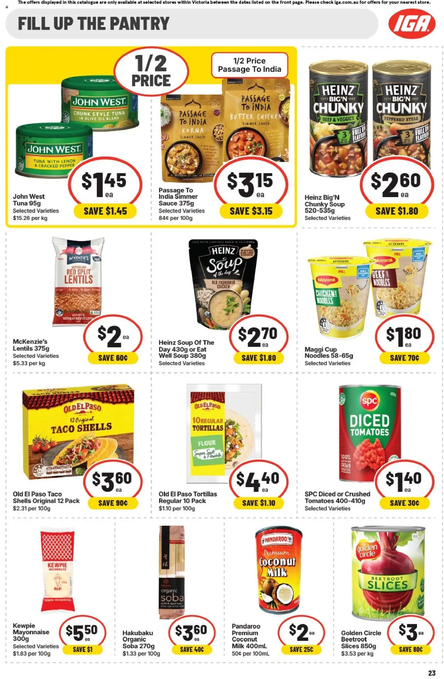 IGA catalogue  - page 20- valid from 22/04/2026