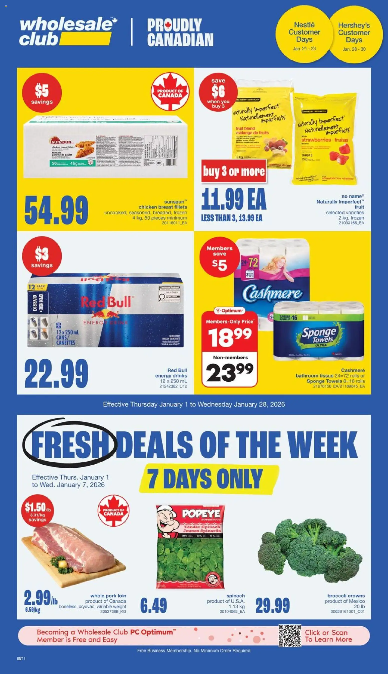 Wholesale Club weekly flyer / circulaire - page 4- valid from Jan 1, 2026