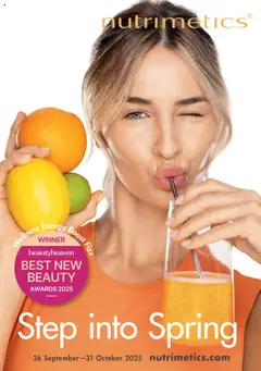 Nutrimetics catalogue preview - valid from 26/09/2025