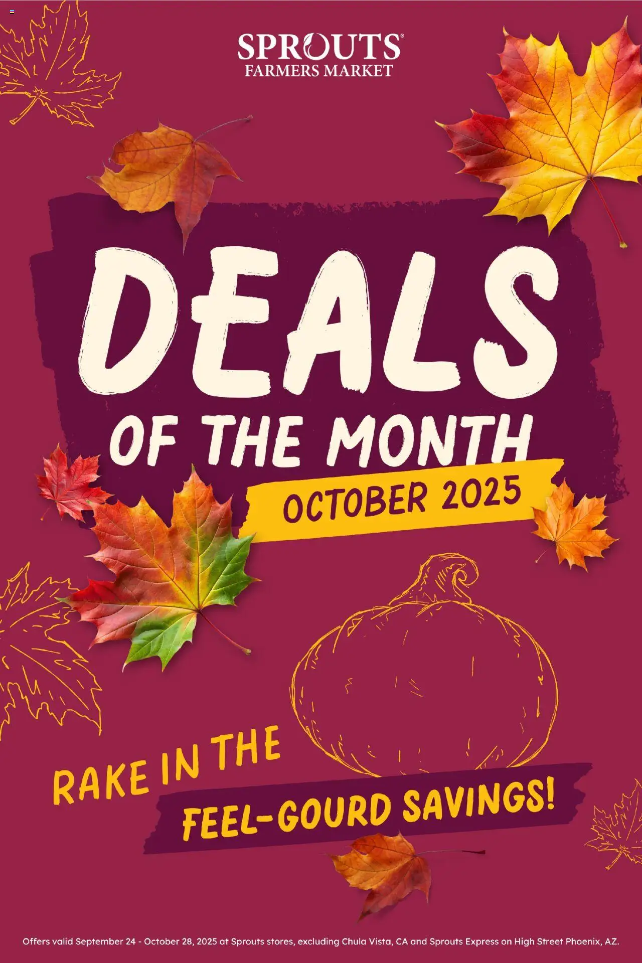Sprouts Monthly Ad - page 1- valid from 09/24/2025