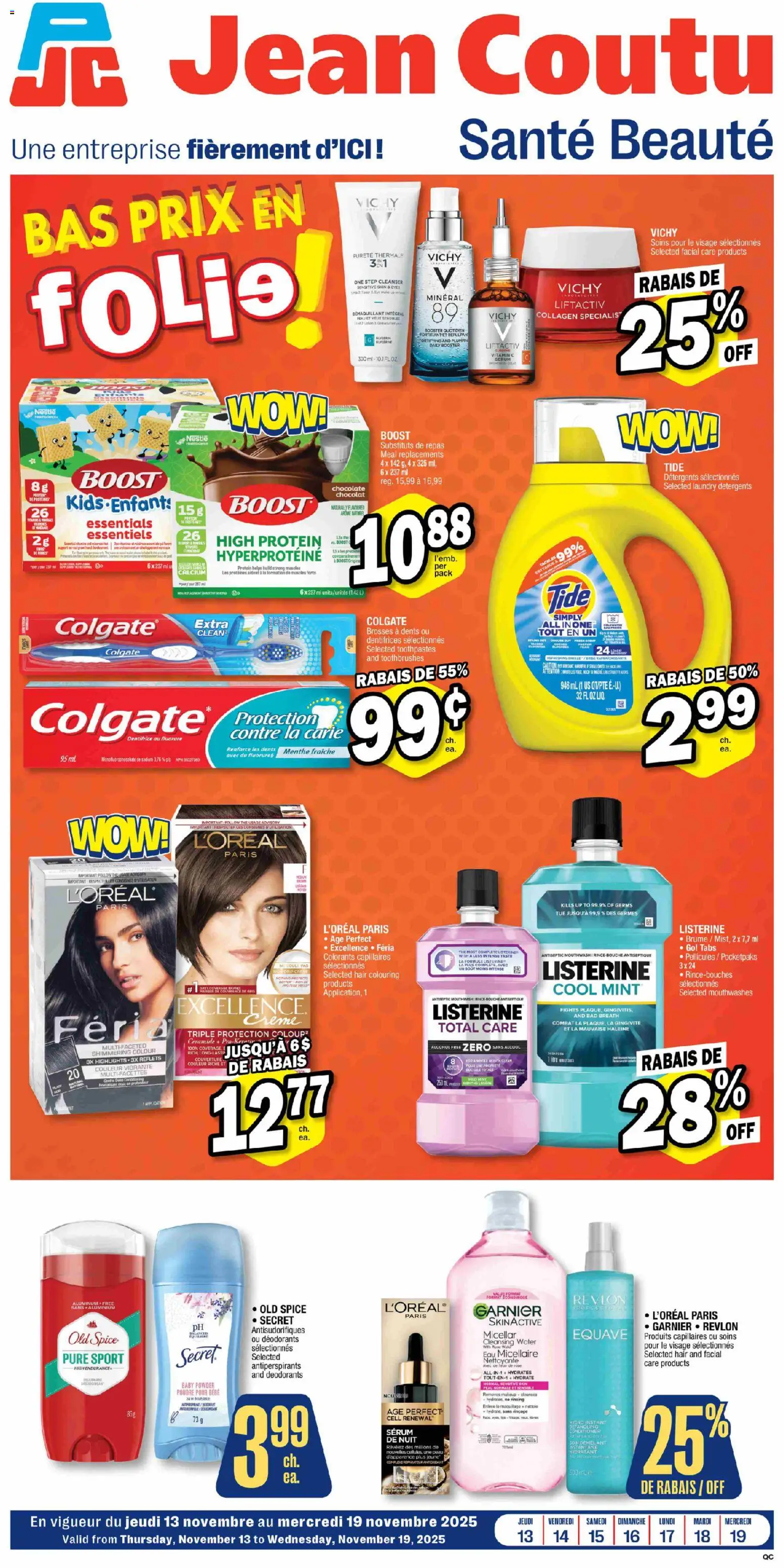 Jean Coutu - Santé beauté - page 1- valid from Nov 13, 2025