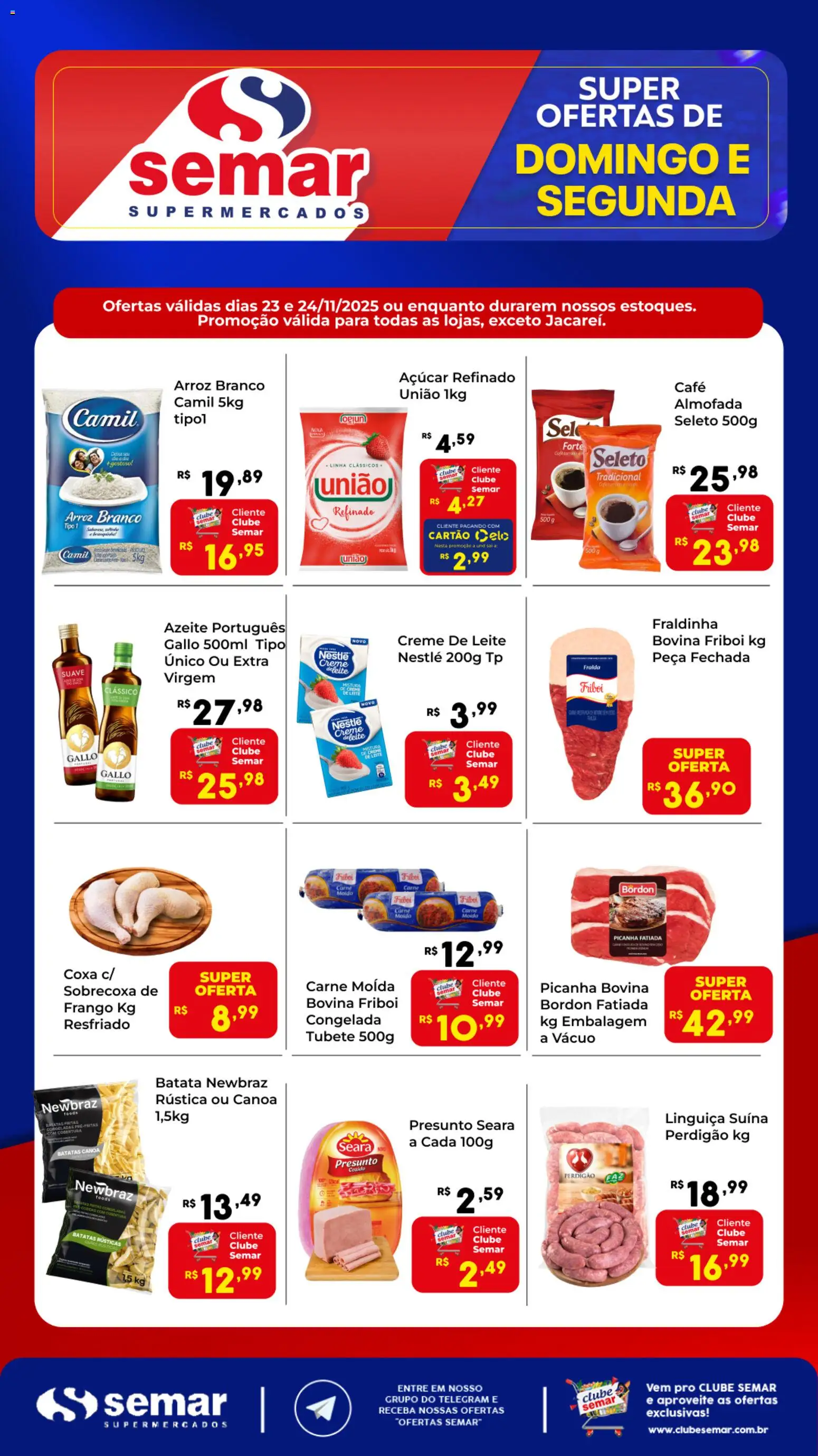 Semar Supermercado - Ofertas da semana - página 1- válido a partir de 23/11/2025
