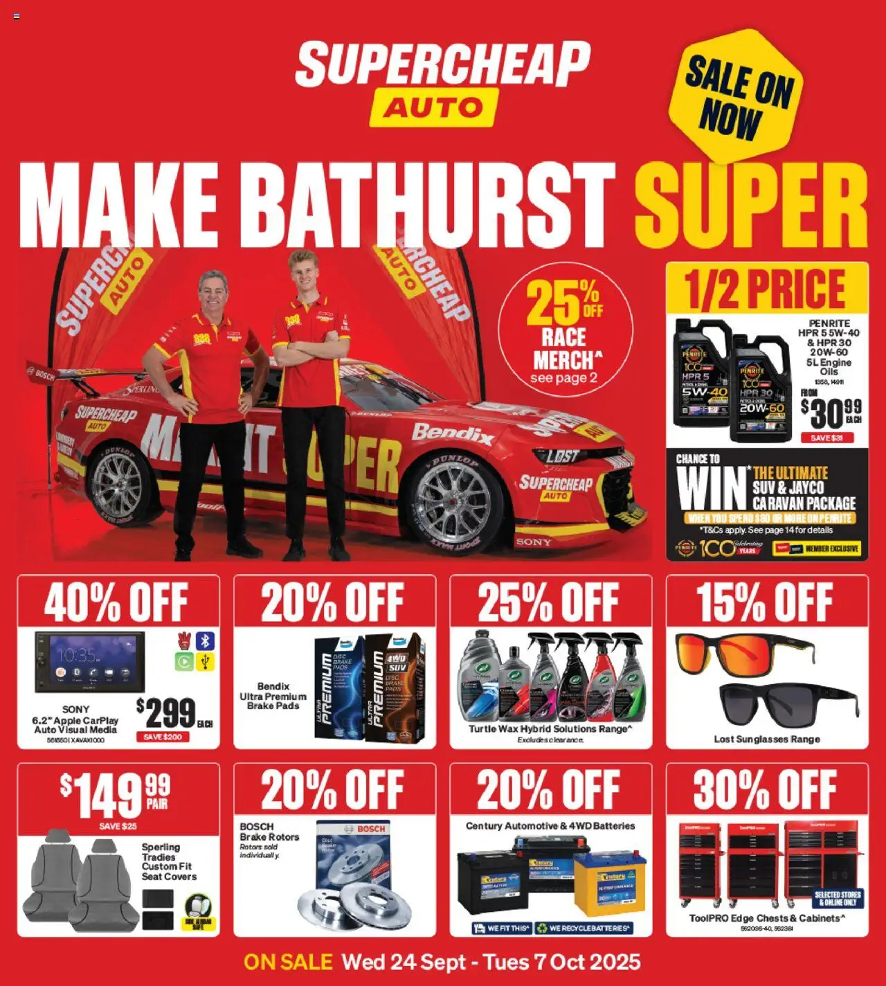 Supercheap Auto Catalogue - page 1- valid from 24/09/2025
