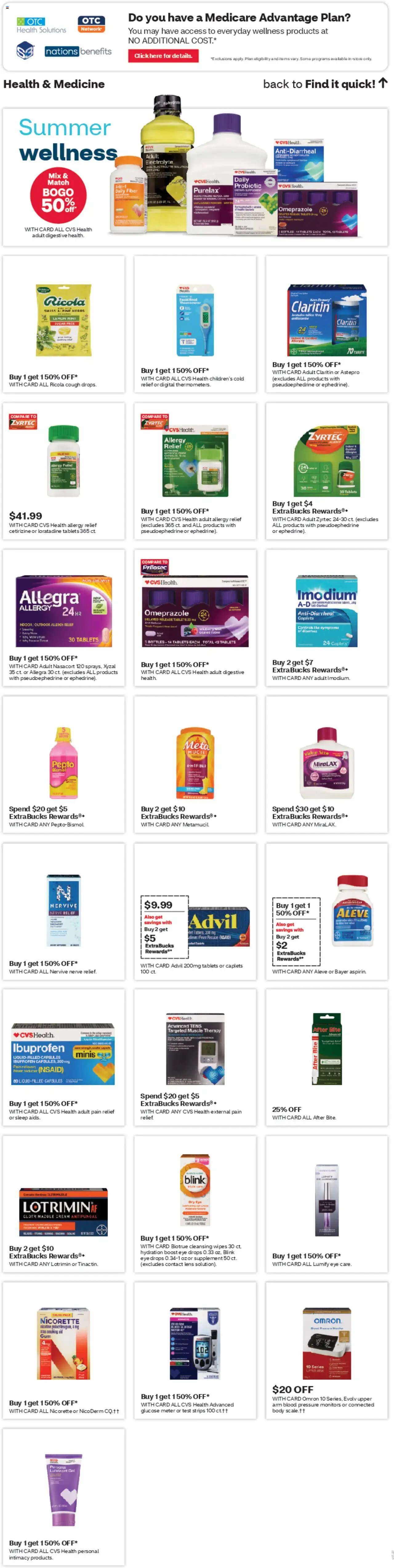 CVS Pharmacy Weekly Ad - CT - page 8- valid from 07/20/2025