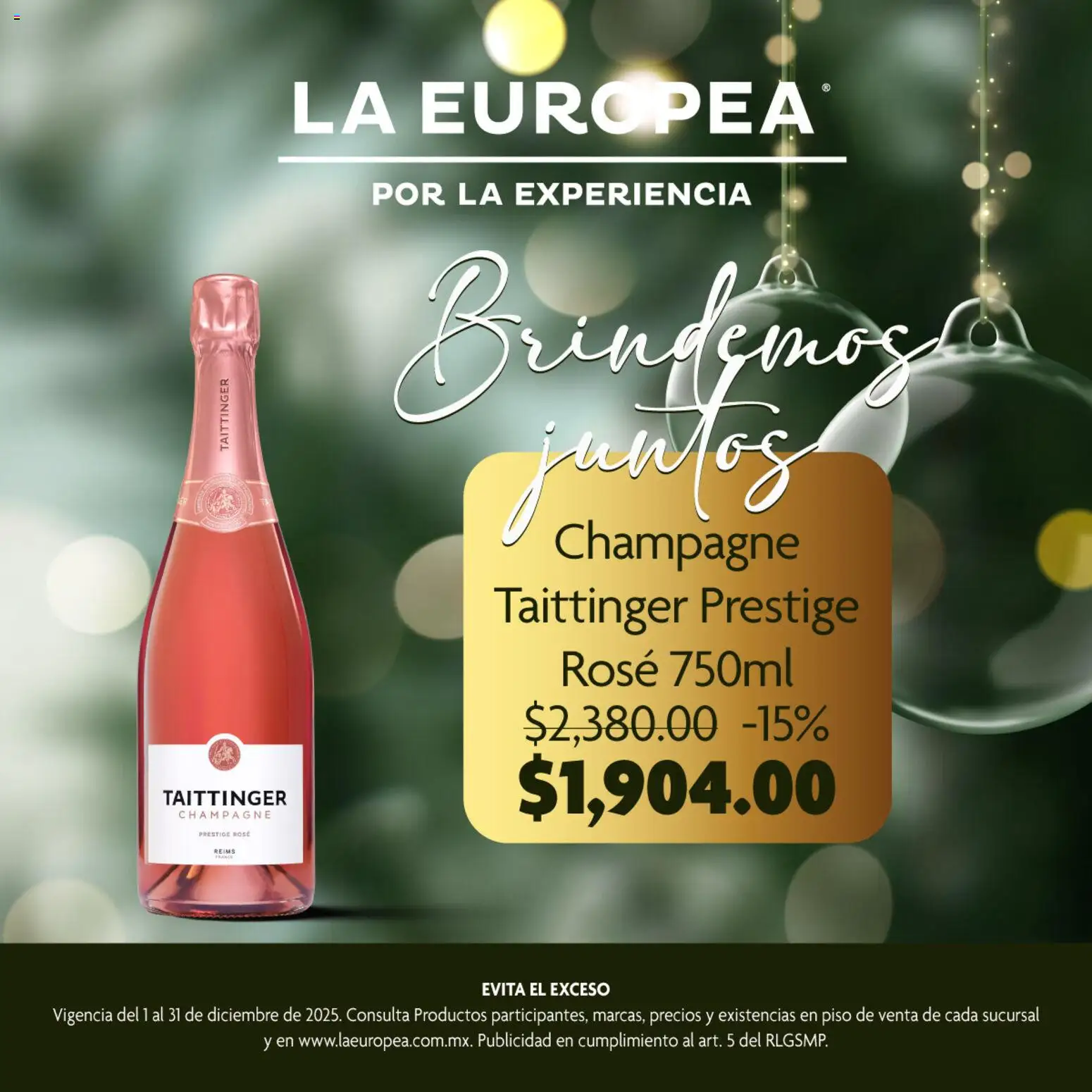 La Europea catálogo Champagne - página 1- válido desde 01/12/2025