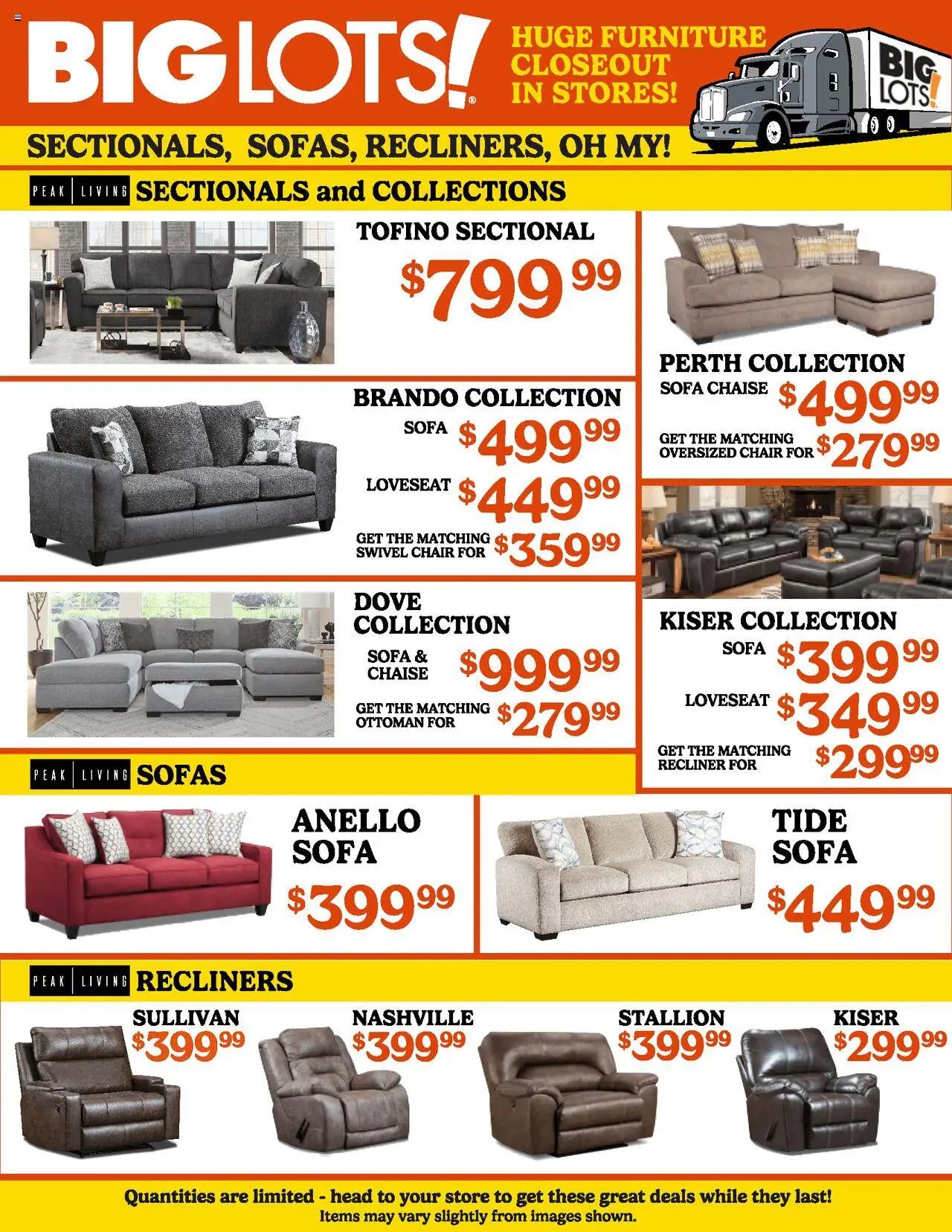 Big Lots Weekly Ad - page 1- valid from 07/31/2025