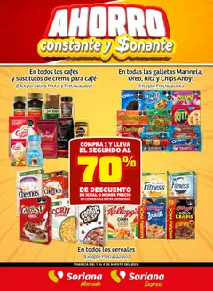 Soriana - Fin de Semana Mercado: Coah, Chih y Dur válido desde 01/08/2025