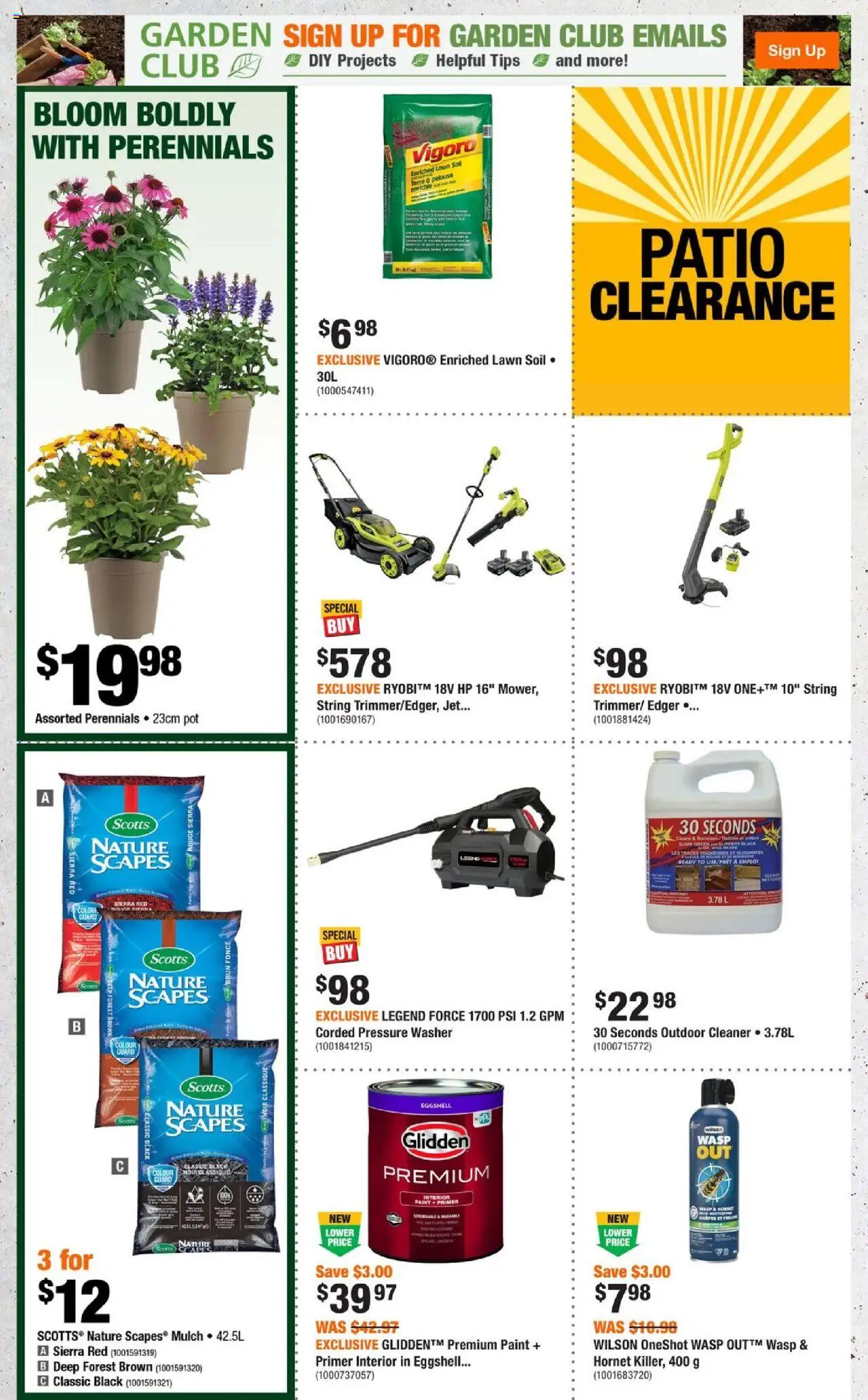 Home Depot weekly flyer / circulaire - page 2- valid from Jul 17, 2025
