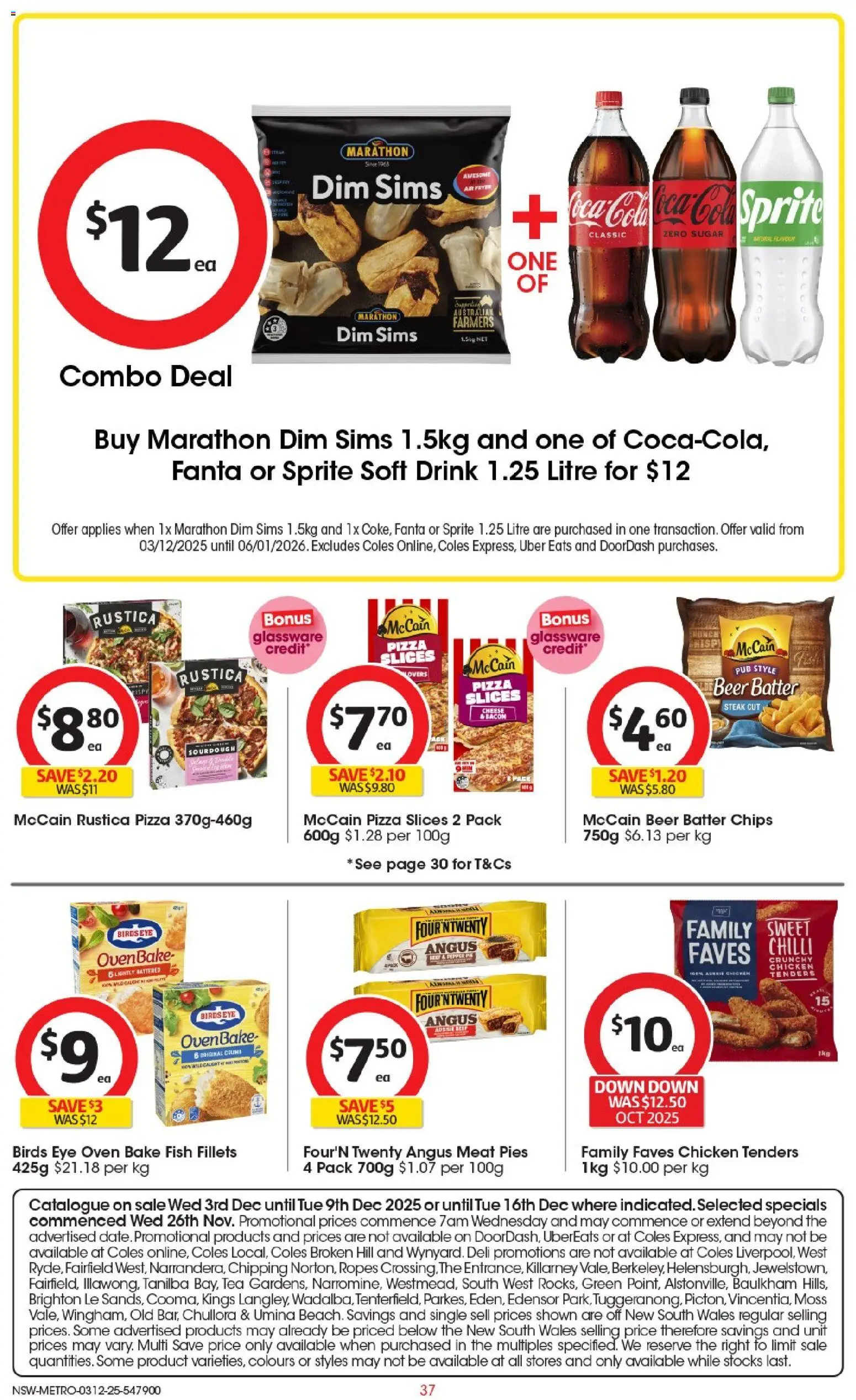 Coles  Catalogue  - page 38- valid from 03/12/2025