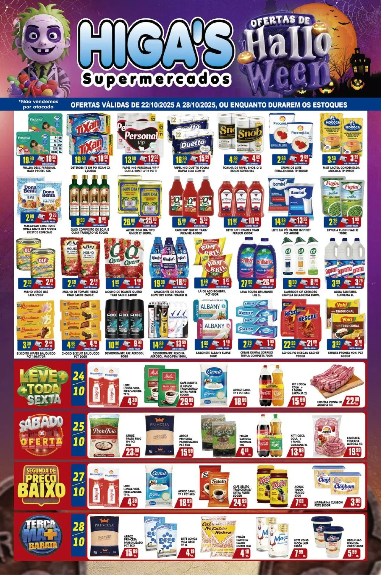 Higa's Supermercado - Ofertas da semana - página 1- válido a partir de 22/10/2025
