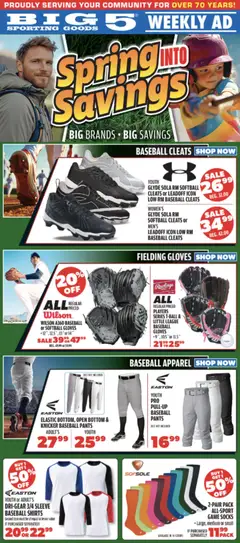 Preview Big 5 Sporting Goods Weekly Ad valid from 03/06/2026