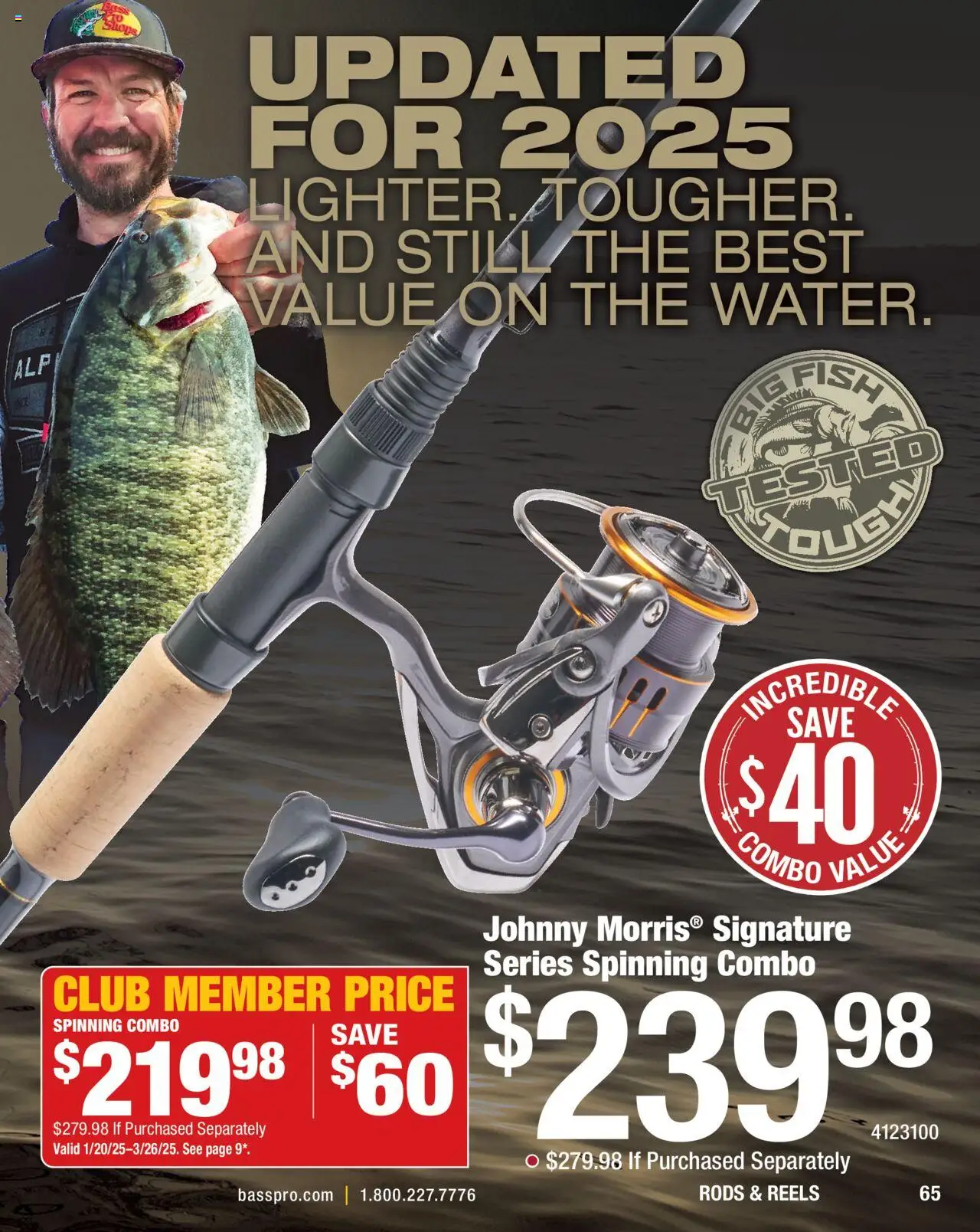 Cabela's Spring Fishing Master 25 - page 65- valid from 01/27/2025