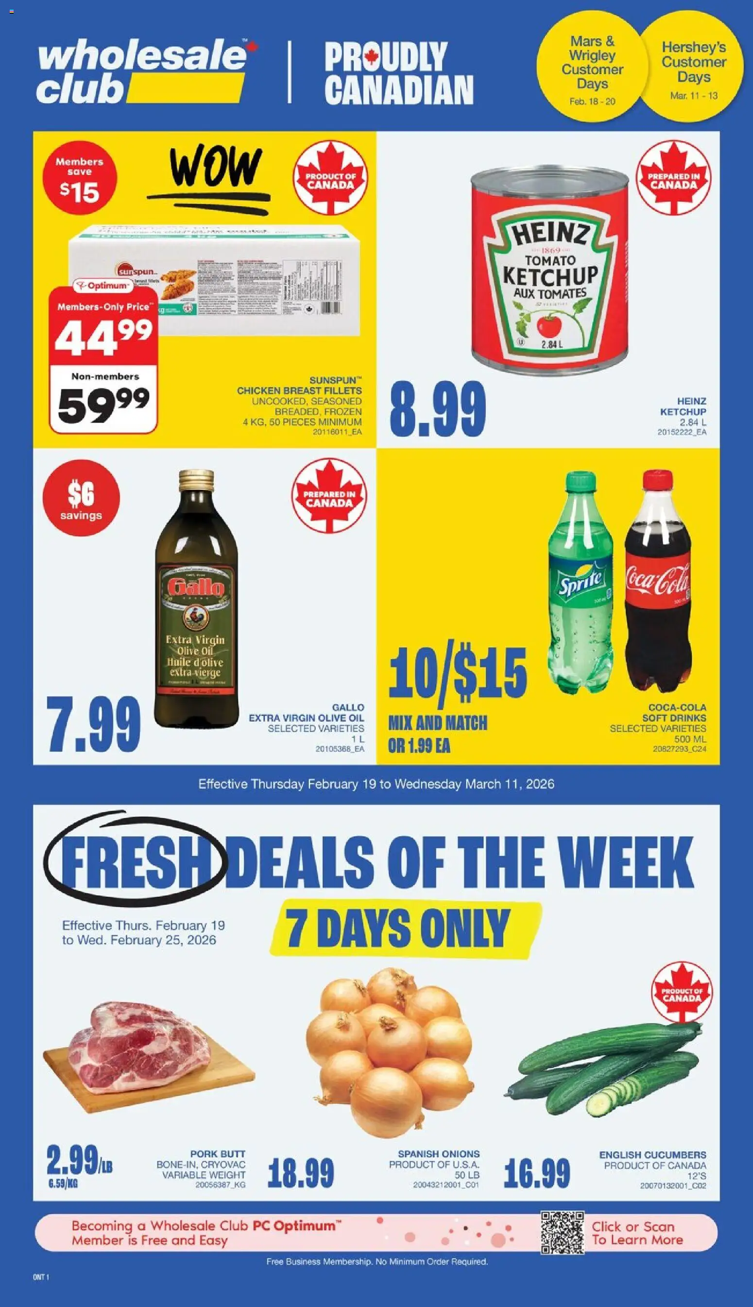 Wholesale Club weekly flyer / circulaire - page 4- valid from Feb 19, 2026