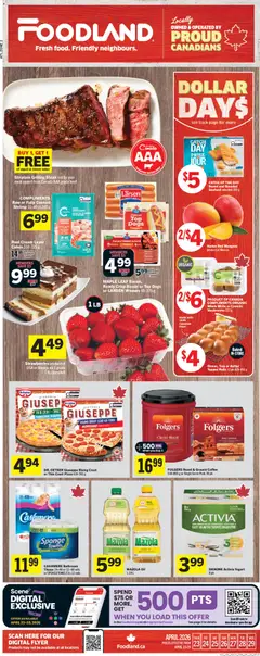 Preview Foodland weekly flyer / circulaire valid from Apr 23, 2026