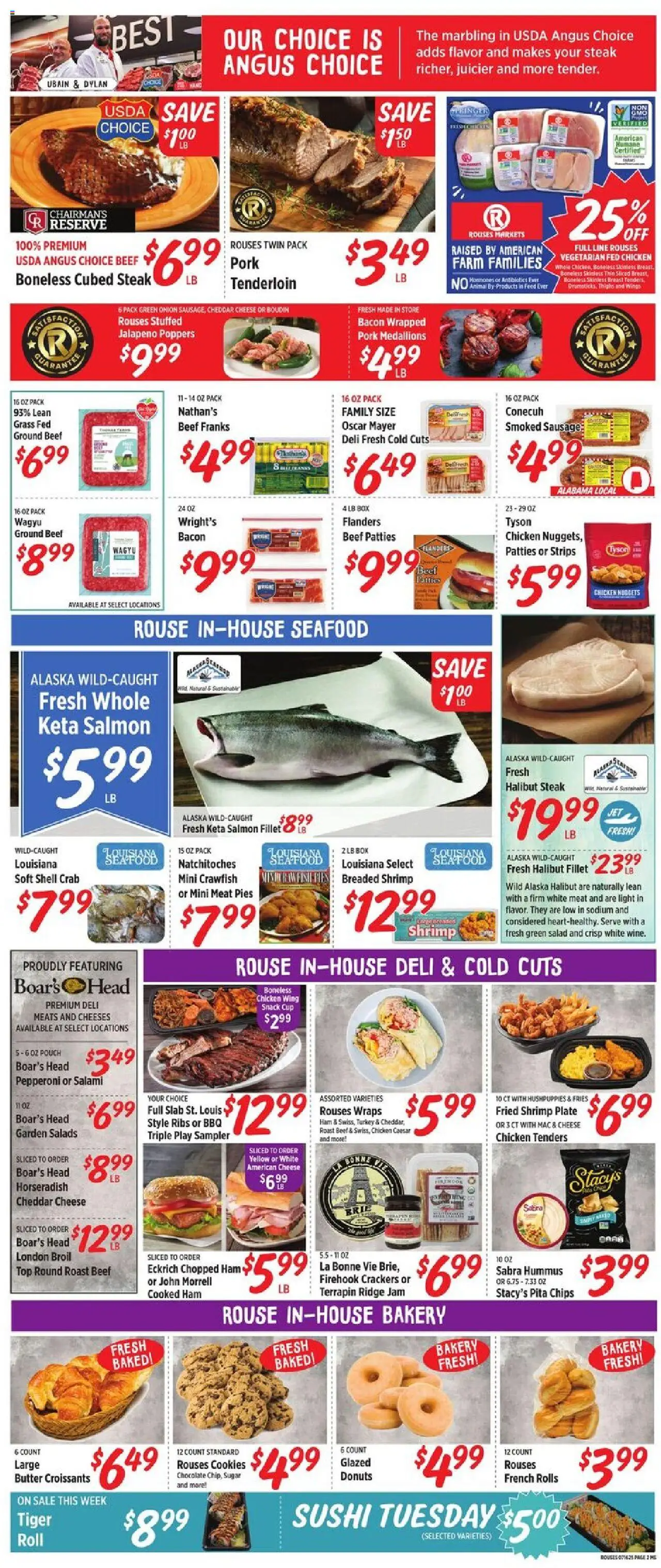 Rouses Weekly Ad - MS - page 2- valid from 07/16/2025