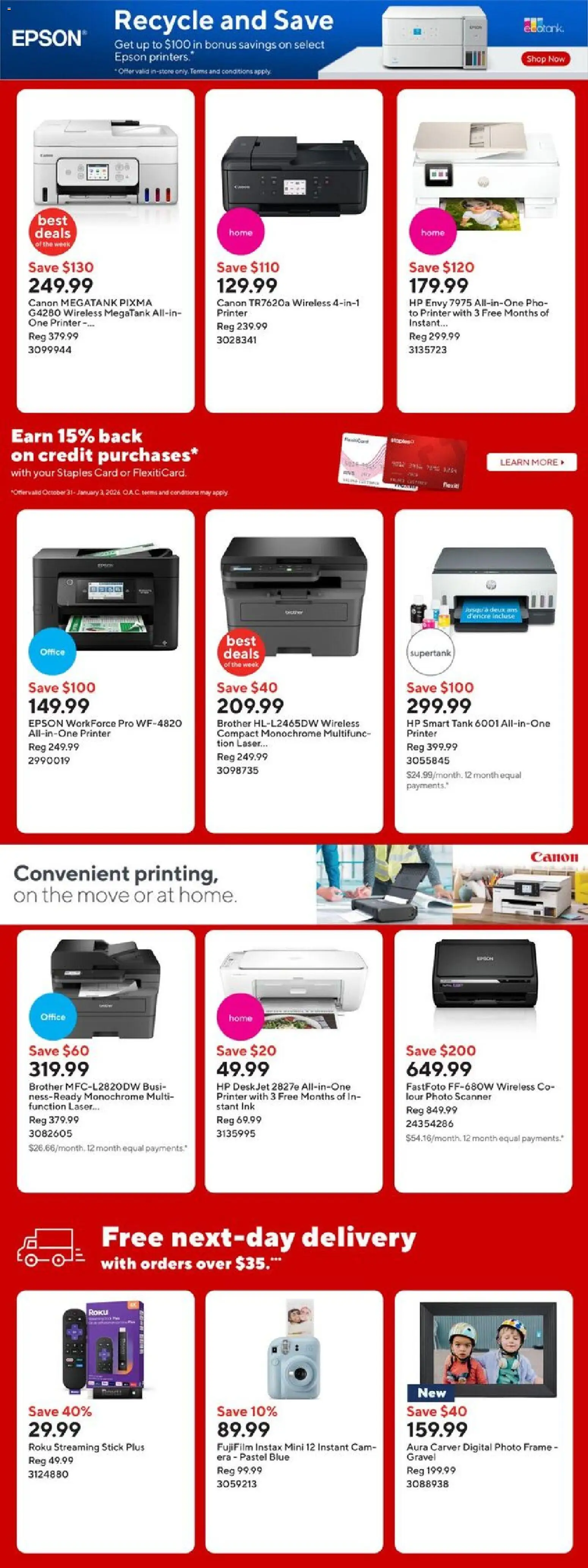 Staples - Black Friday  - page 14- valid from Nov 14, 2025