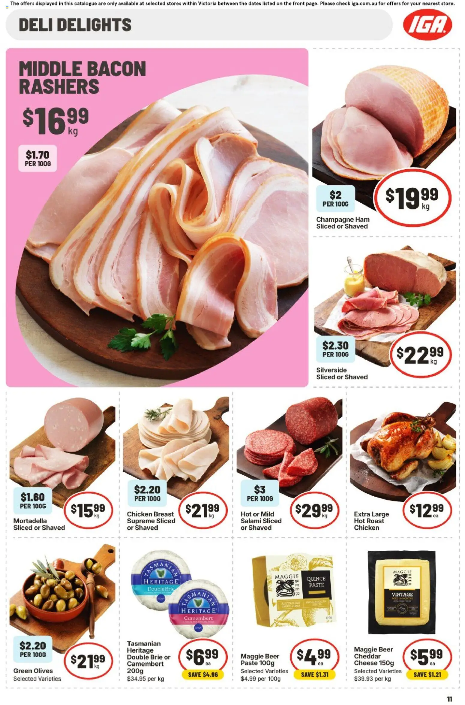 IGA catalogue  - page 13- valid from 11/03/2026