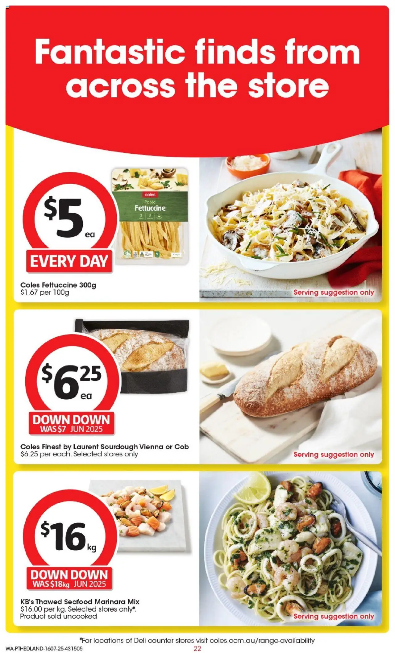Coles Catalogue PT Hedland - page 22- valid from 16/07/2025