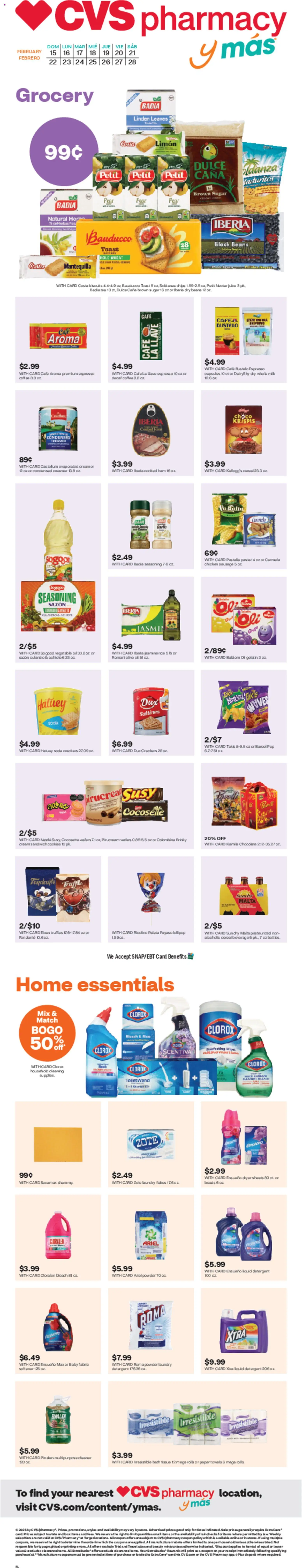 CVS Pharmacy y más - page 1- valid from 02/15/2026