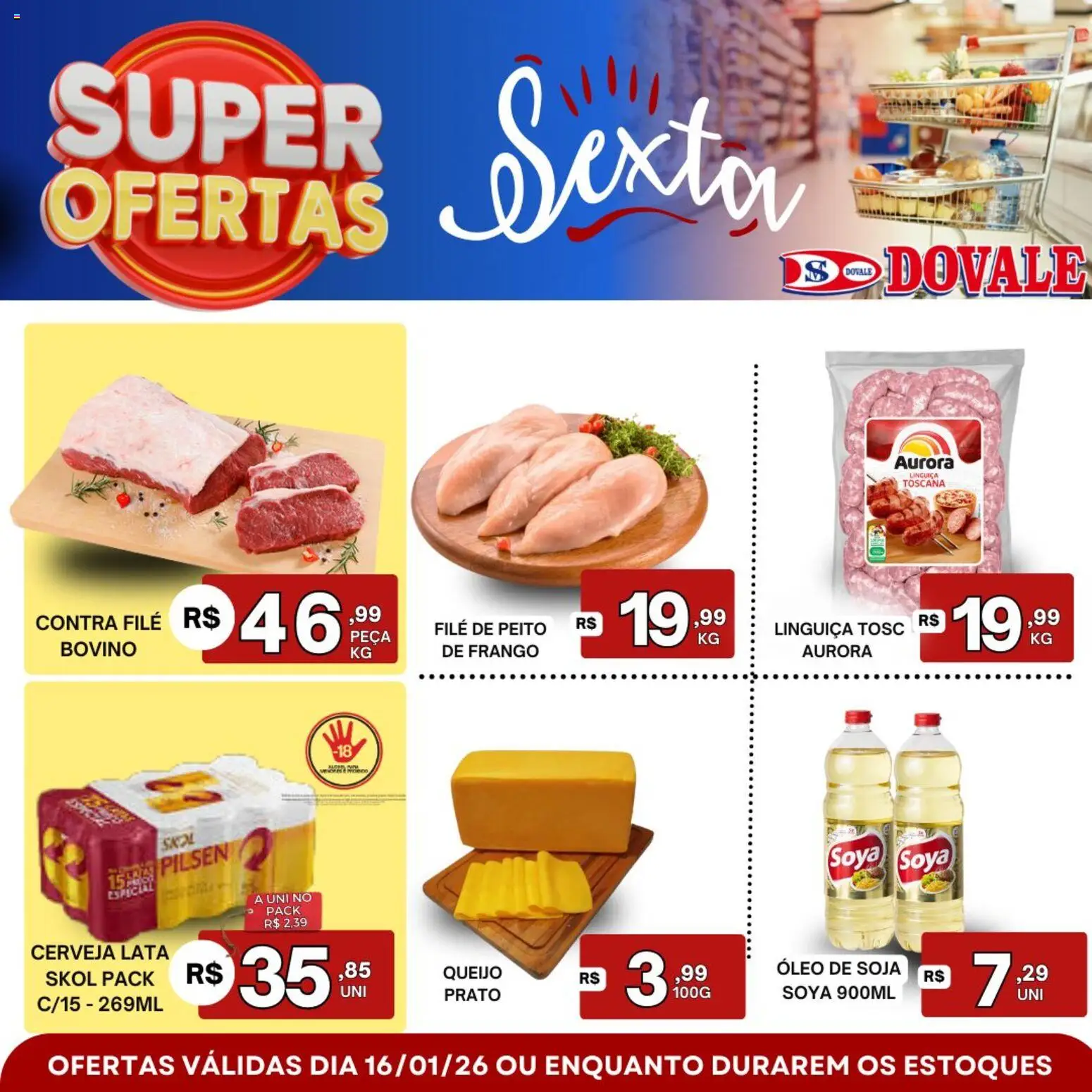 Dovale - Ofertas da semana - página 1- válido a partir de 16/01/2026
