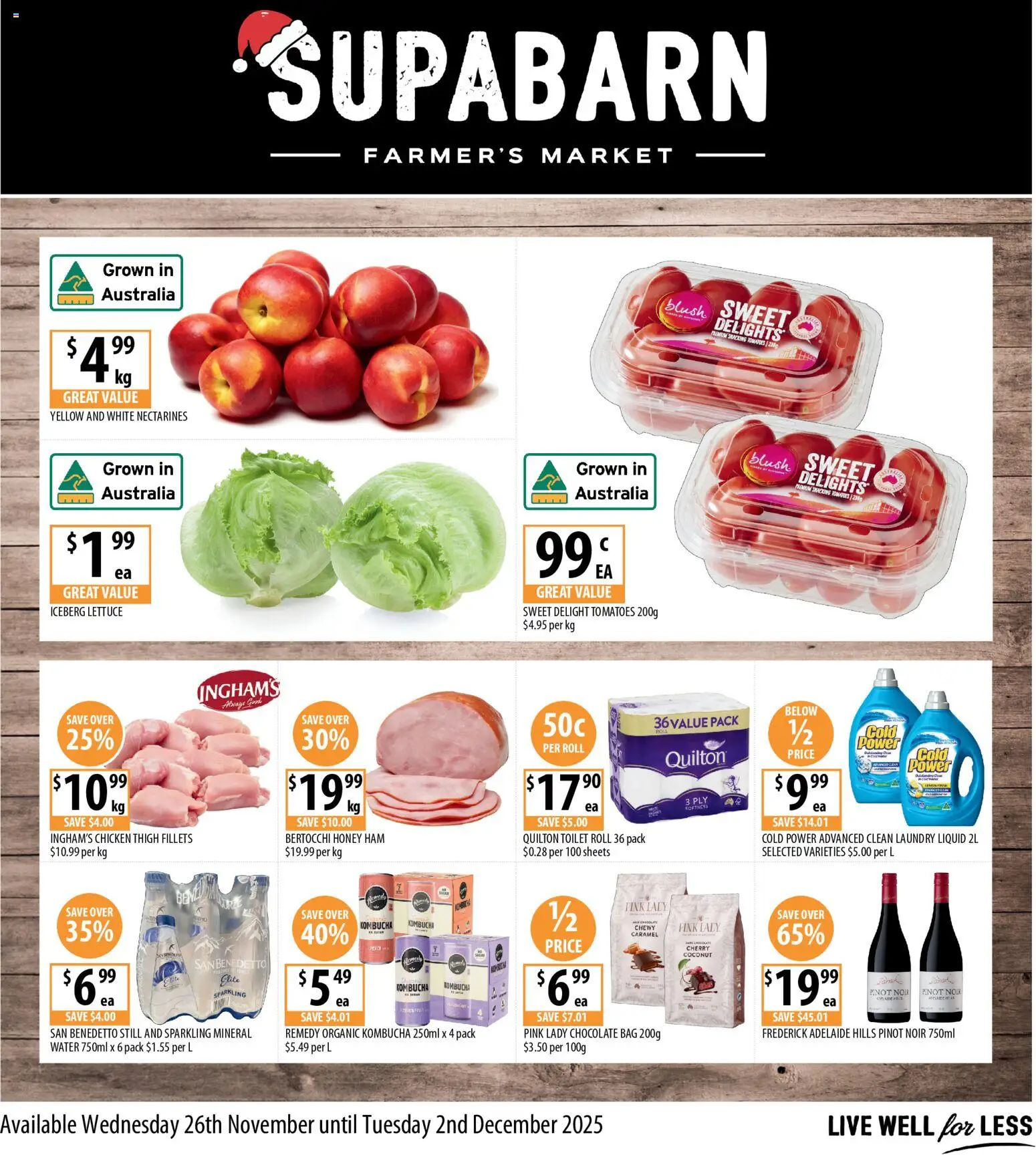 Supabarn  Catalogue  - page 1- valid from 26/11/2025