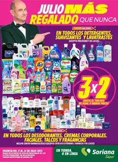 Soriana - Julio Regalado Súper Nacional válido desde 17/07/2025