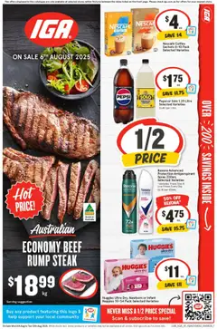 IGA catalogue preview - valid from 06/08/2025