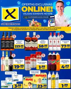 Pré-visualização X Supermercados - Ofertas imperdíveis válida a partir de 20/10/2025