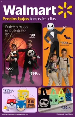 Walmart - Folleto Halloween válido desde 14/10/2025