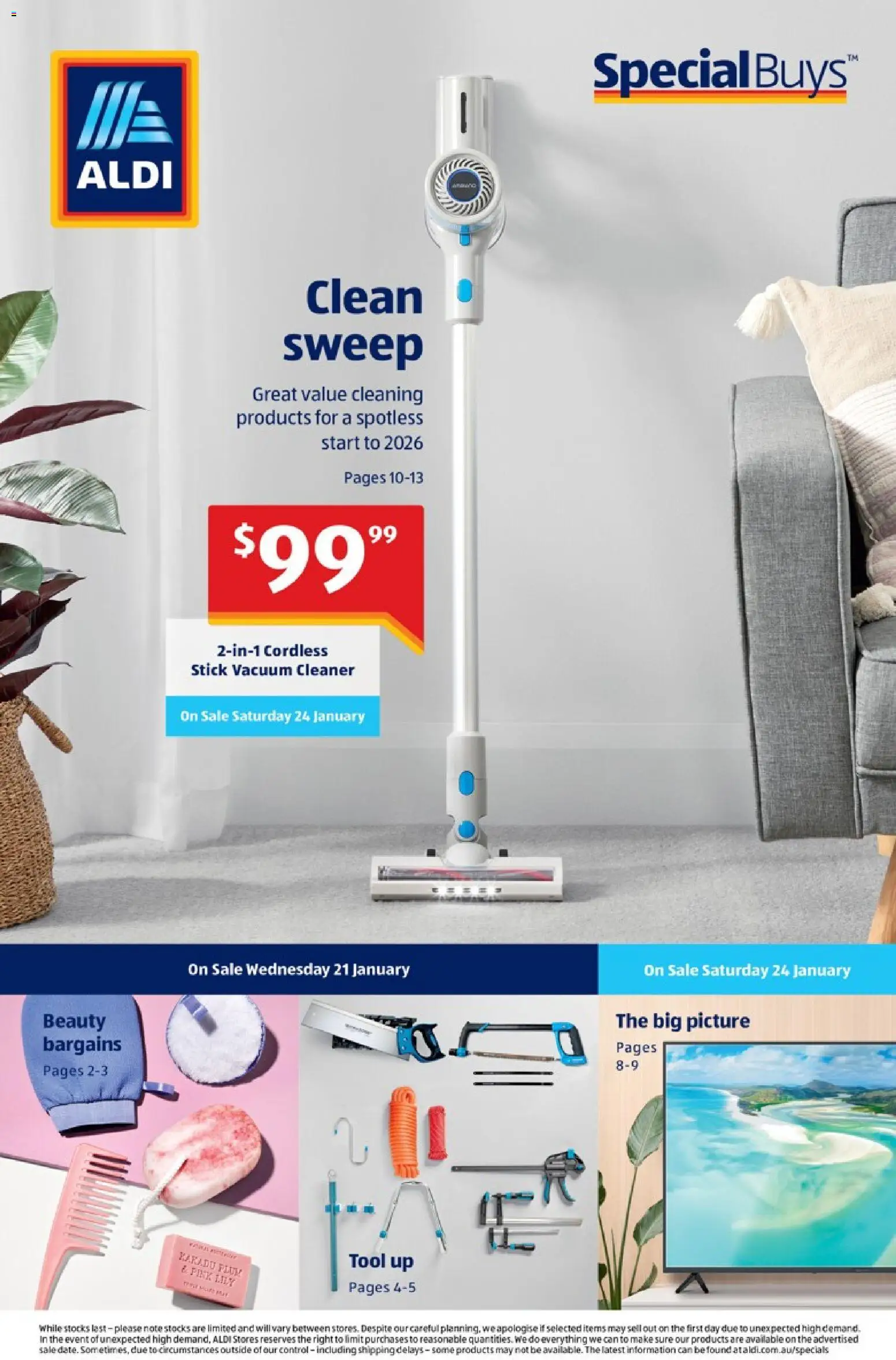 Catalogue Aldi - page 1- valid from 21/01/2026