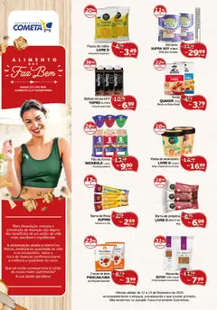 Pré-visualização Cometa Supermercados - Ofertas Alimento Que Faz Bem válida a partir de 12/12/2025
